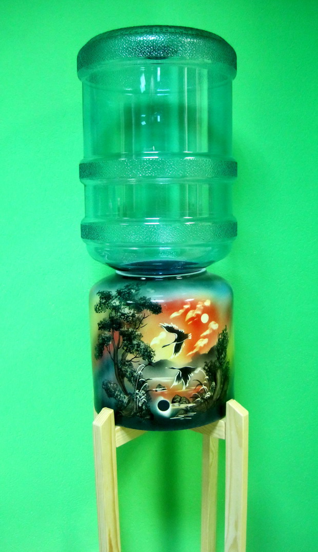 диспенсер для воды керамический с рисунком